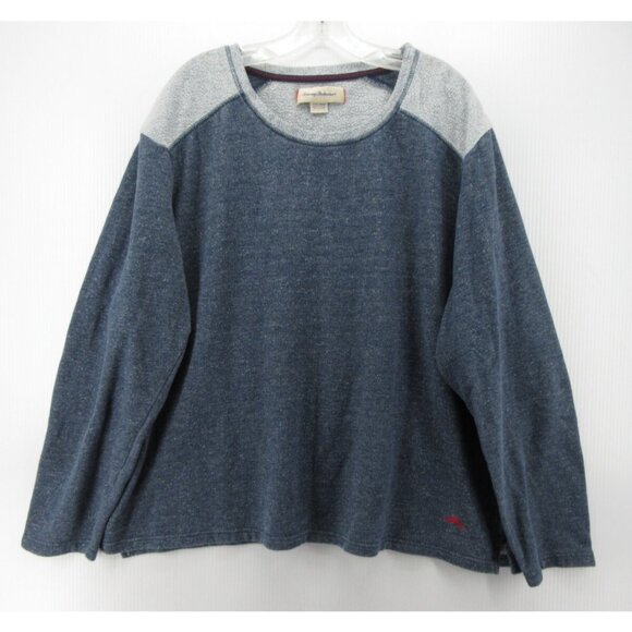 Tommy Bahama Other - Tommy Bahama Sweater XXL Pullover Heathered Colorblock Marlin Logo